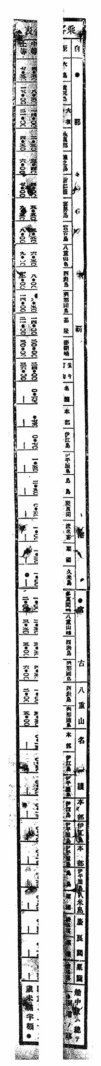 乗客賃金表