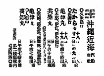 沖繩近海／汽船會社