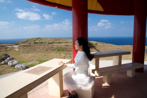 粟国島のマハナ展望台