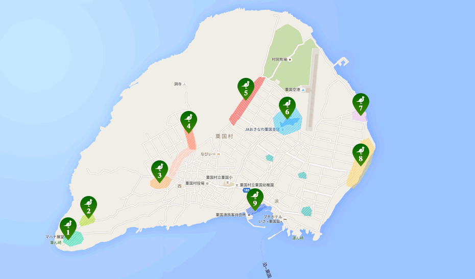 野鳥観察ポイントマップ