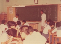 中学校　授業の１コマ