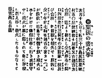 粟國の晝火事